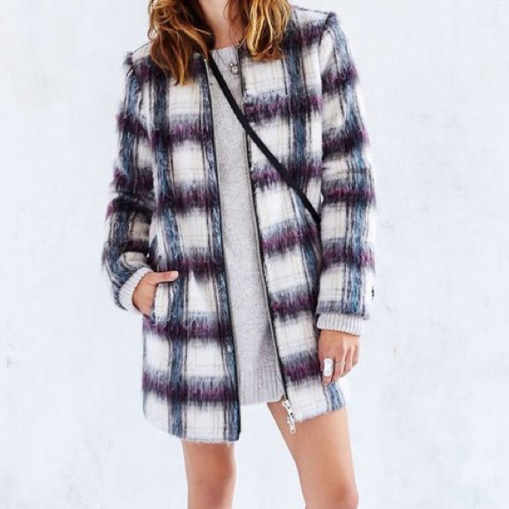 🔥 Host Pick 🔥 UO Kimchi Blue Wool Plaid Jacket